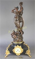 P. Japy et Co. French Figural Clock