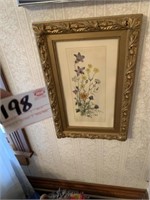 Framed Flower Picture