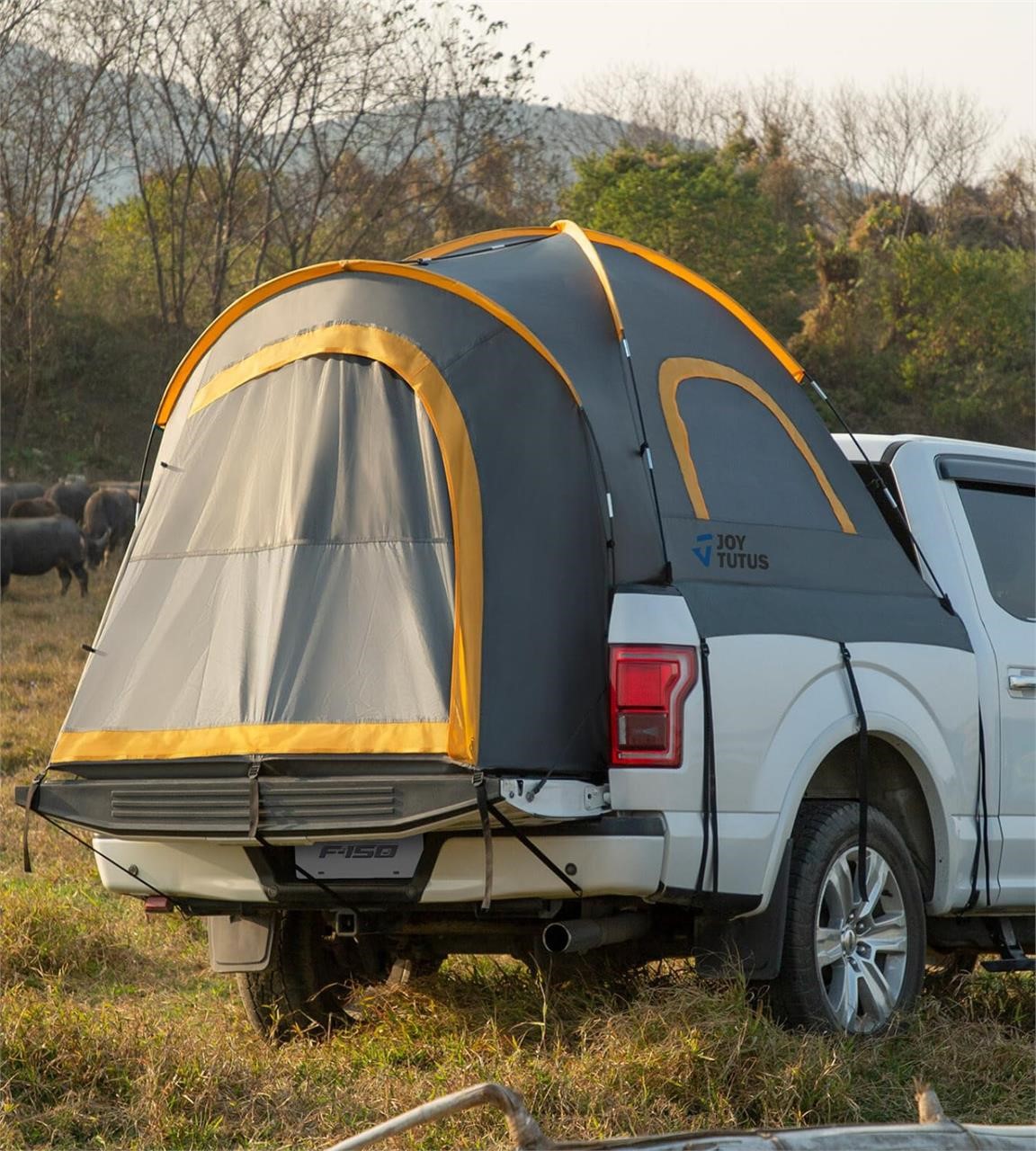 JOYTUTUS Truck Bed Tent with Rainfly, Portable Pic