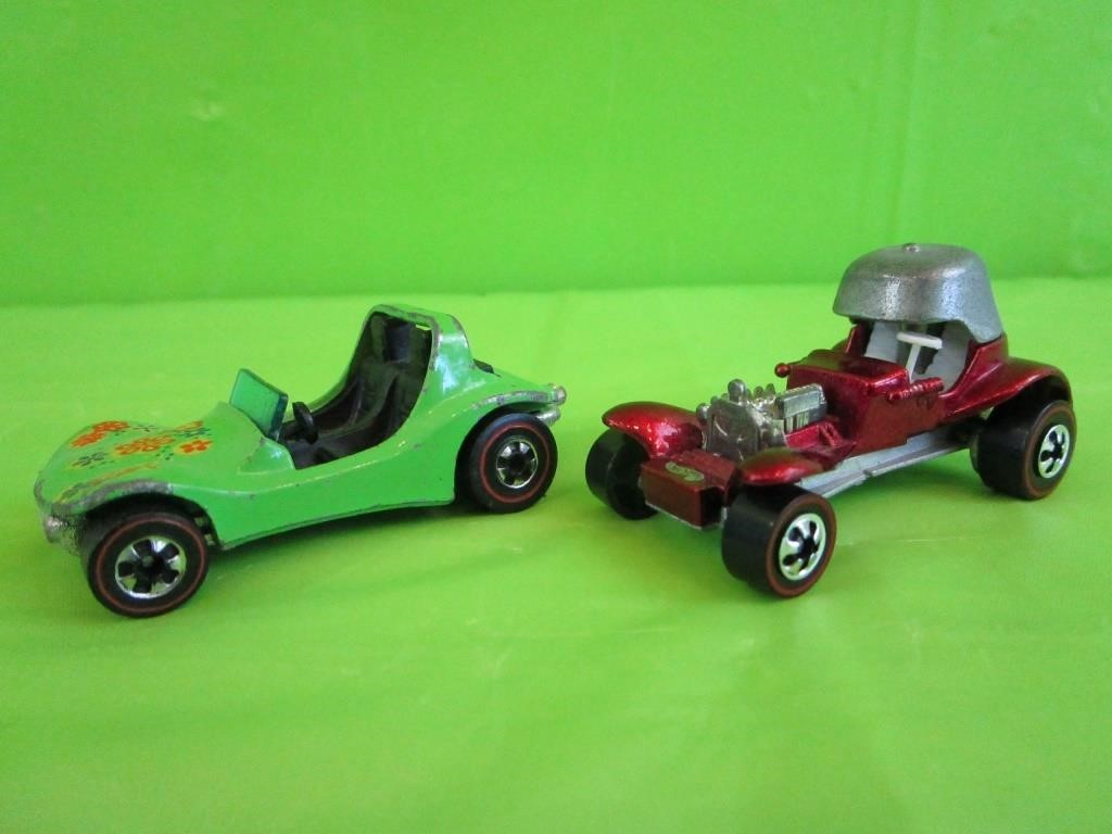 1969 Red Baron Redline Hot Wheel & 1969 Dune Daddy