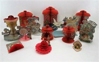 Collection of Victorian Ornate Fold-Out Valentines