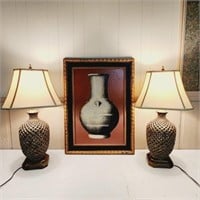 Table Lamps & Wall Art