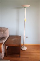 End Table and Halogen floor Lamp