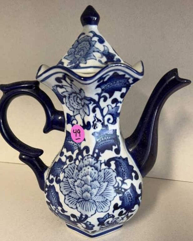 Blue & White Teapot