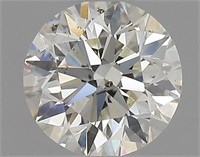 Gia Certified Round Cut .50ct Si1 Diamond