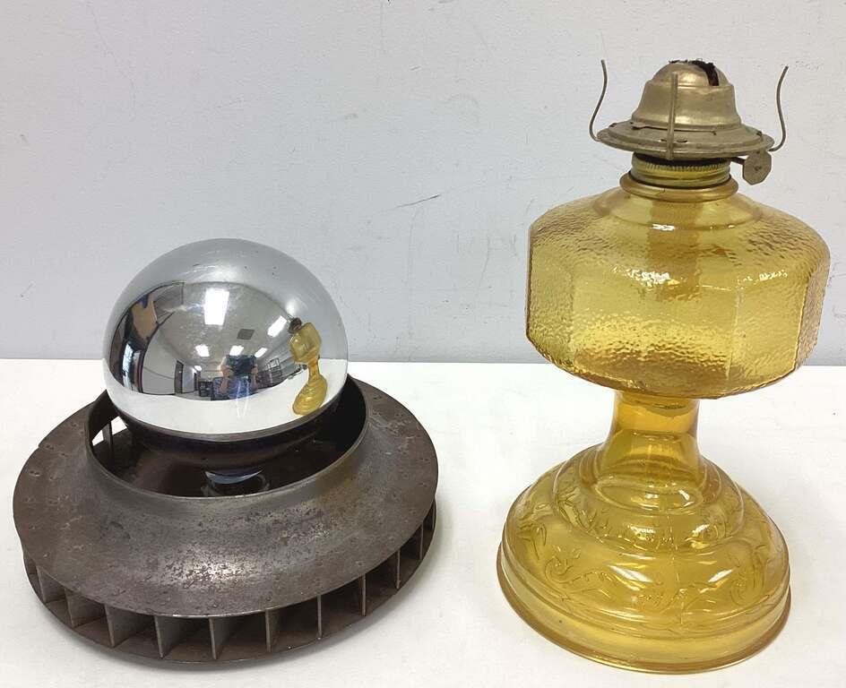 Steampunk Lamp, Oil Lamp Base