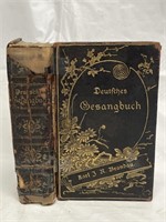 1884 Deutches Gesangbuch German hymns