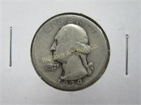 Silver 1939-S Quarter Semi Key Date