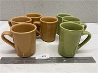 Vintage Homer Laughlin Fiesta Style Coffee Mugs