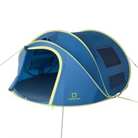 N1000 Instant Tent 4-Person Camp Tent, Blue