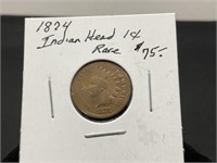 1874 Indian Head Penny