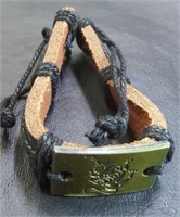 Leather bracelet