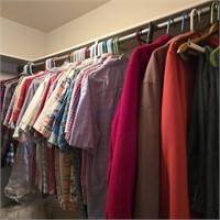 Hanging Clothes on Right Side of Closet
