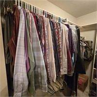 Hanging Cloths on Left Side of Closet