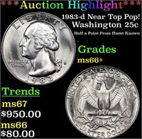 ***Auction Highlight*** 1983-d Washington Quarter