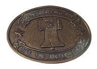 BICENTENNIAL 1776-1976 BRONZE LIBERTY BELL BELT