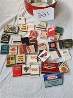 Vintage Match Books Advertising & Tin
