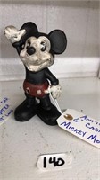 ANTIQUE CAST IRON 6" MICKEY MOUSE BANK