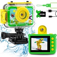 GKTZ Kids Waterproof Camera