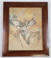 The Silent Buck Framed Art