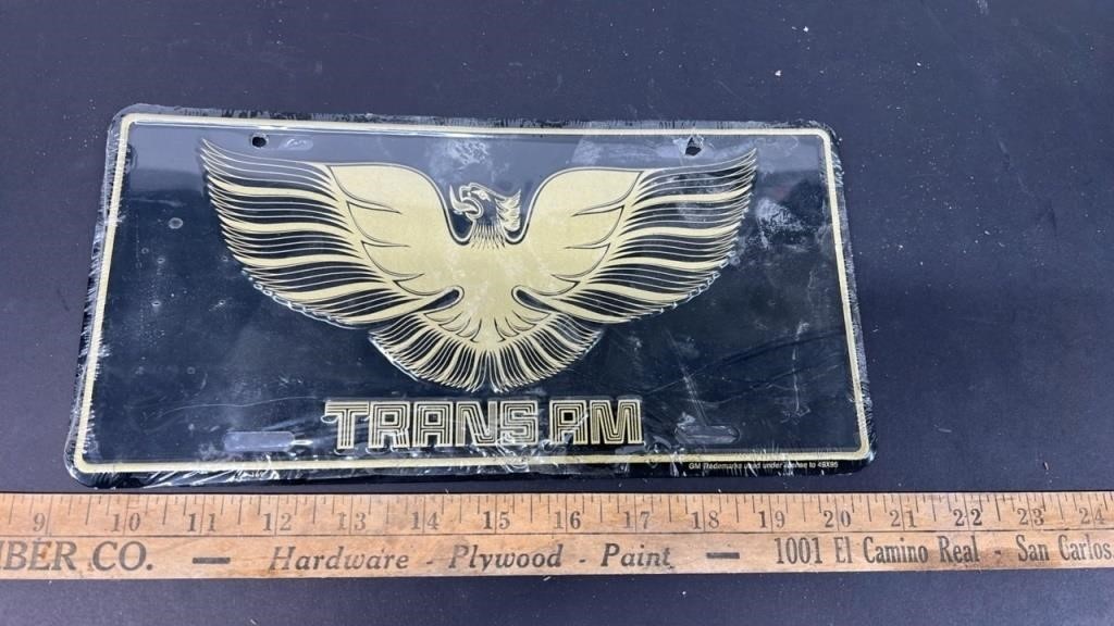 TRANS AM License Plate Cover