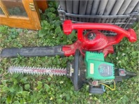 Leaf blower and hedge trimmer