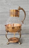 Copper Chaffing Coffee Carafe