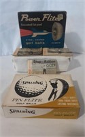 Lot of Assorted Vintage Golfing Items