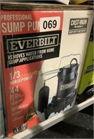 Everbilt Professional Sump Pump 1/3HP