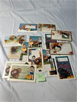 Vintage Thanksgiving Cards/Postcards Ephemera