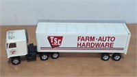 Vintage TSC Store Pressed Steel Tractor & Trailer