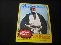 Alec Guinness signed collectors card COA