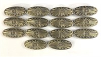 (14) Keeler Brass Co, Antique Brass finish Oval