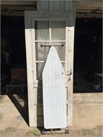 Antique Storm Door, Ironing Board