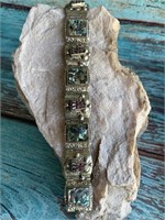 Sterling Taxco Abalone Aztec Warrior Bracelet