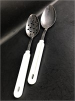 (2) Robinson Stainless Kitchen Utensils