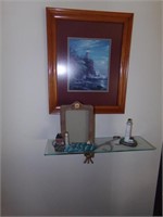 Framed Picture, Picture Frame, Glass Shelf & More