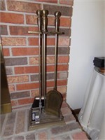 Fireplace Tools in Stand