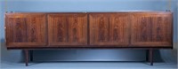 Rosewood long credenza cabinet.