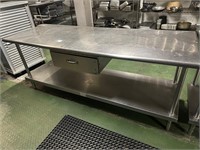 Stainless Steel Table w/ Can Opener