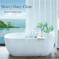 SR2199  Inosoo Shower Liner, 72"x 78" Clear PEVA