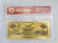 Gold Plated US $100 Fantasy Note