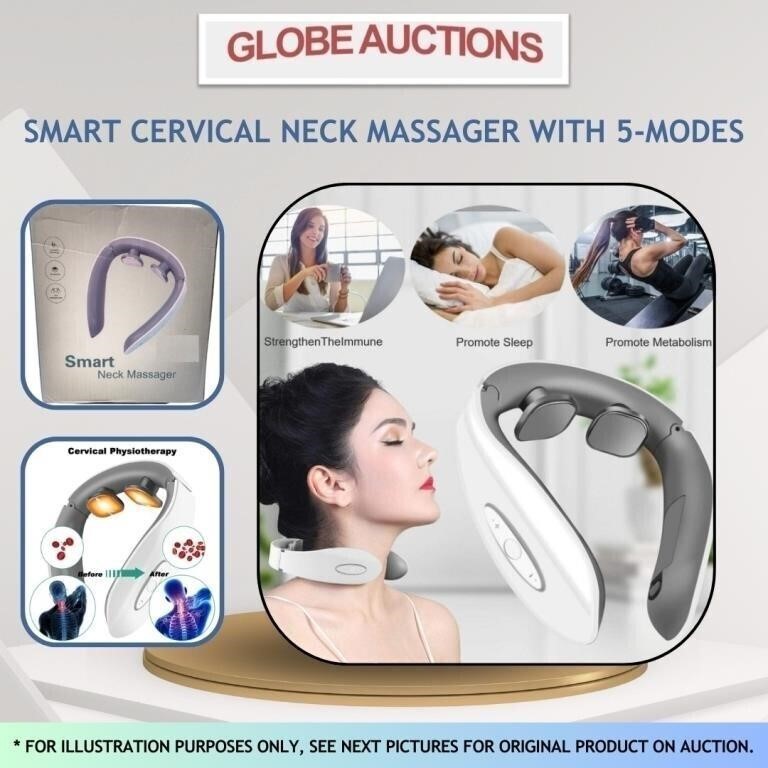 SMART CERVICAL NECK MASSAGER W/ 5-MODES