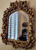 L - MIRROR W/ ORNATE FRAME 23X18" (M28)