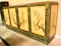 Lot #538 - Oriental style four door server with
