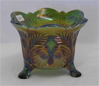 Inverted Thistle ftd whimsey nut bowl - green