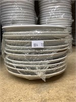 11-6 Inch White Saucers