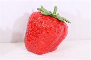 Mid Century Strawberry Cookie Jars