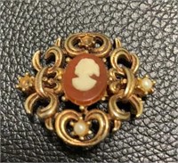 Brooch, missing few stones