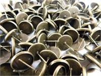 200 Earring Bases - Brass with backs